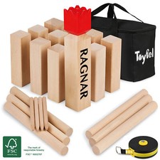 XXL Kubb Wurfspiel Holz