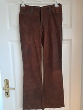 Designer Sylvie Schimmel Hose Damen lammleder Hosen Gr.38
