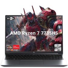 ACEMAGIC 16 Zoll FHD Gaming Laptop AMD Ryzen 7 7735HS 16GB DDR5 512GB SSD WIFI6