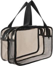 Transparente Kulturtasche für