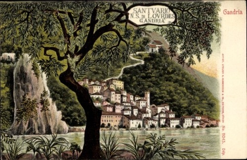 Gandria lago lugano - gandria, di
