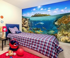 3D Ozean Fische Q8023 Tapete