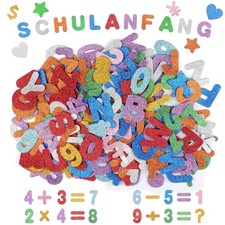 Klebebuchstaben, Zahlen