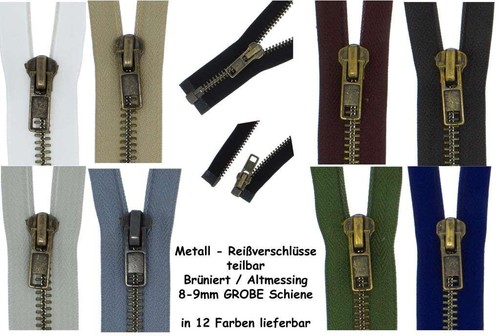 Reißverschluss mbg metall - mbg,