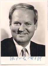 Autogramm Dietrich Stobbe MdB Originalunterschrift