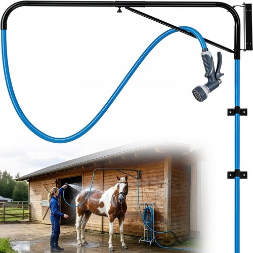 Swinging arm horse wash - swinging,