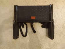 Bella & Balu faltbare Hundetreppe, Schwarz bis 85kg belastbar.