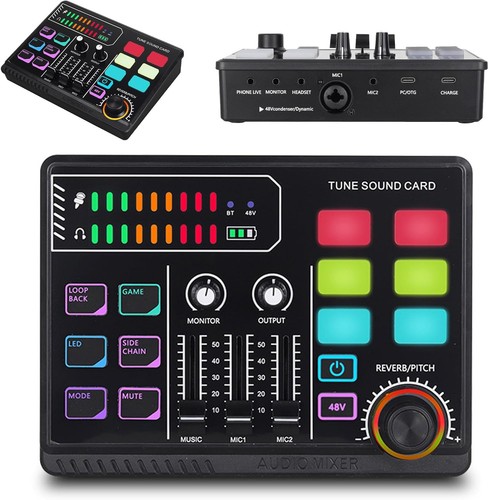Gaming audio mixer rgb - gaming, mixer,rgb