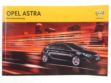 Opel Astra J Bordbuch