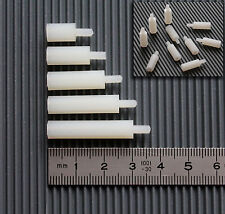 10 Stück M3 Kunststoff Abstandbolzen mit Innen-/ Außengewinde M3  Nylon