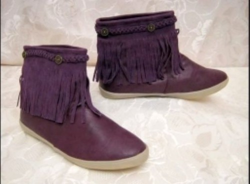 Fransen boots stiefelette - fransen,