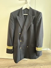 Pilotenuniform Original Pilot Jackett Jacke Kostüm Gr. 48 50 Karneval Fasching