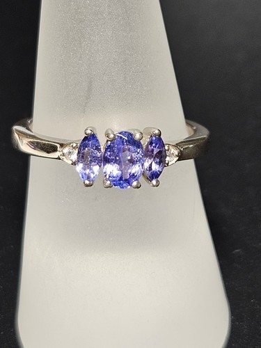 Silber ring tansanit - silber,