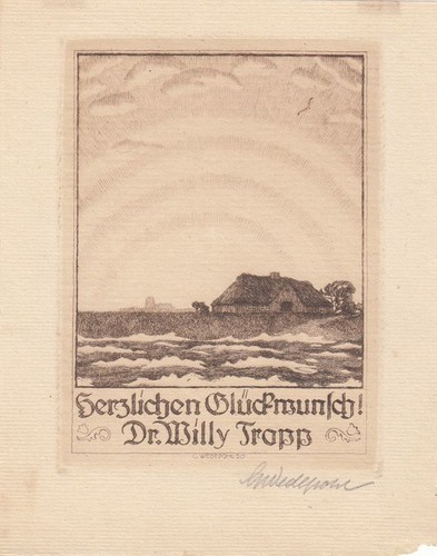 Glückwunsch radierung gerhard - glückwunsch,