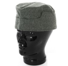 Wehrmacht WH WK2 WWII Infantry Schiffchen Cap Mütze Repro Grau Gr. 60