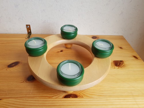 Holzkranz adventskranz - 🎄holzkranz,
