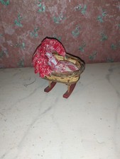 Nostalgie-Caco Wiege -Puppenhaus-Puppenstube-doll-poupee