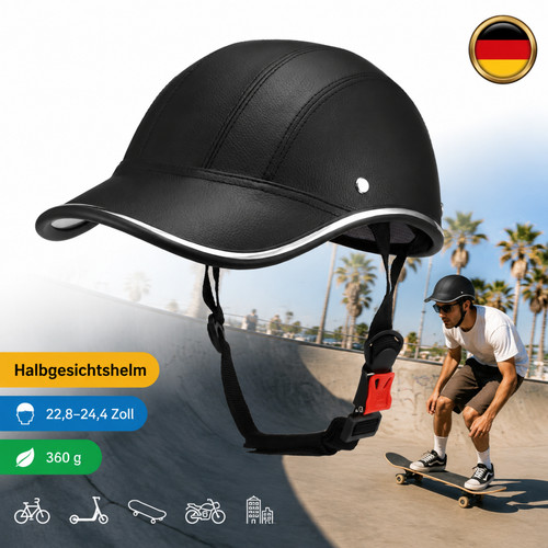 Halbschale baseballkappe form - halbschale, baseballkappe-form