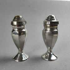 Salz und Pfeffer Streuer Versilbert Englischer Stil Salzstreuer Gewürzstreuer