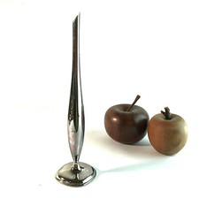 WMF Vase Orchideenvase versilbert 20,5 cm Silberauflage Art Déco 20er 30er