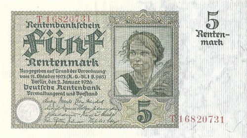 164b rentenmark 1926 - r.164b, 5