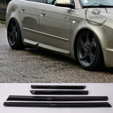 Türleisten Leisten Seitenleisten Zierleisten passend für AUDI A4 B6 4-teilig NEU