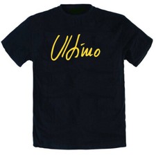 T-Shirt von ULTIMO 100% Baumwolle Herren Damen Baby/A (Gelbdruck)