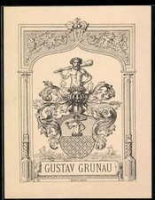 Exlibris Gustav Grunau, Wappen