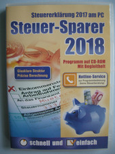 Steuer-Sparer Erklärung 2018 (für Steuerjahr 2017)  Wolter Kluwers Verlag