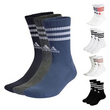 6, 9 Paar Adidas Herren Damen Crewsocks Sportsocken Socken Cushioned Crew