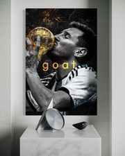 Messi Leinwand Bild Abstrakt