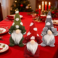 3 Stück Weihnachtswichtel Figuren Weihnachtsdeko Wichtel Weihnachtsfiguren Deko