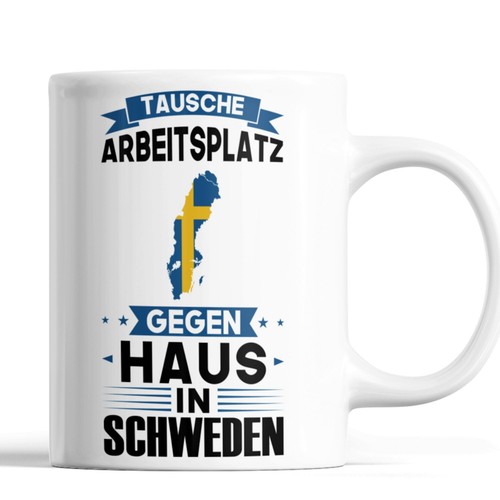 Schweden tasse gegen haus - gegen,