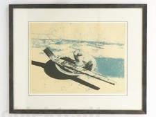 Reiner Schwarz «Malutensilien» '03 Farblithografie auf Bütten signiert limitiert