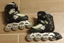 INLINER von VIBES größenverstellbar Gr. 34 - 37 grün schwarz UNISEX