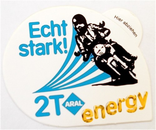 Werbe aufkleber aral energy - werbe-aufkleber,