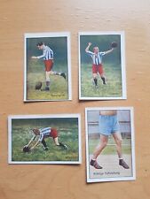 4 x Greiling Sportlehrbilder Rugby, Boxen, Handball, ungeklebt 