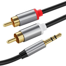Aux Kabel 3,5mm zu Cinch Klinke Audio 2x Cinch RCA Stecker auf Klinke