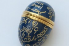 Halcyon Days Emaille kleines Ei GUT GEMACHT