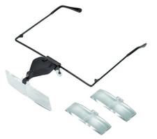 Clip-On-Lupe, Brille Vergrößerungslinse, 1,5, 2,5, 3,5 head magnifier glasses