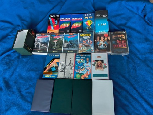 Vhs videokasseten konvolut - videokasseten,