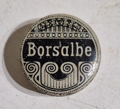 Uralte borsalbe dose - borsalbe, blechdose