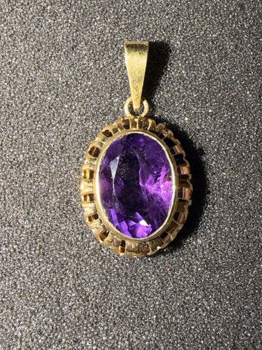585 gelbgold anhänger mit - 585,