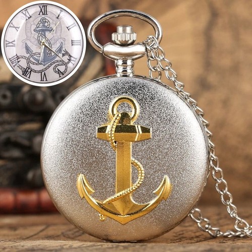 Montre gousset ancre bateau - ancre,