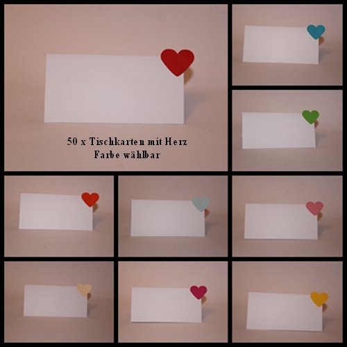 Tischkarten platzkarten - 50,