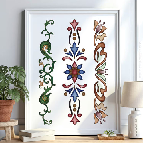 Ornamente muster v94 - v94, schablone