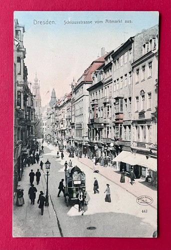 Dresden 1910 blick in - ak,
