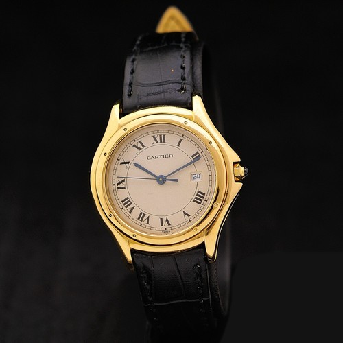 Cartier cougar gold ref - cartier, kt
