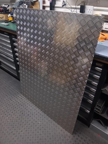 Alu stab trittplatte - alu,