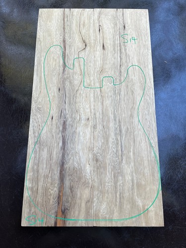 Black limba korina - black,